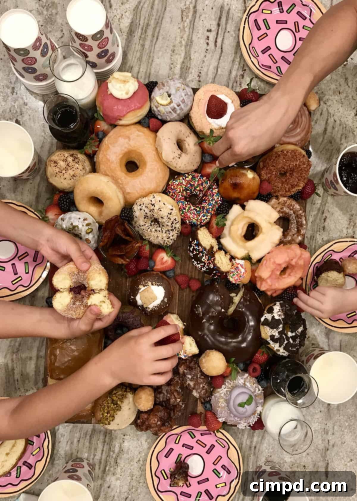 Donut Showcase 6 Donut Board by The BakerMama