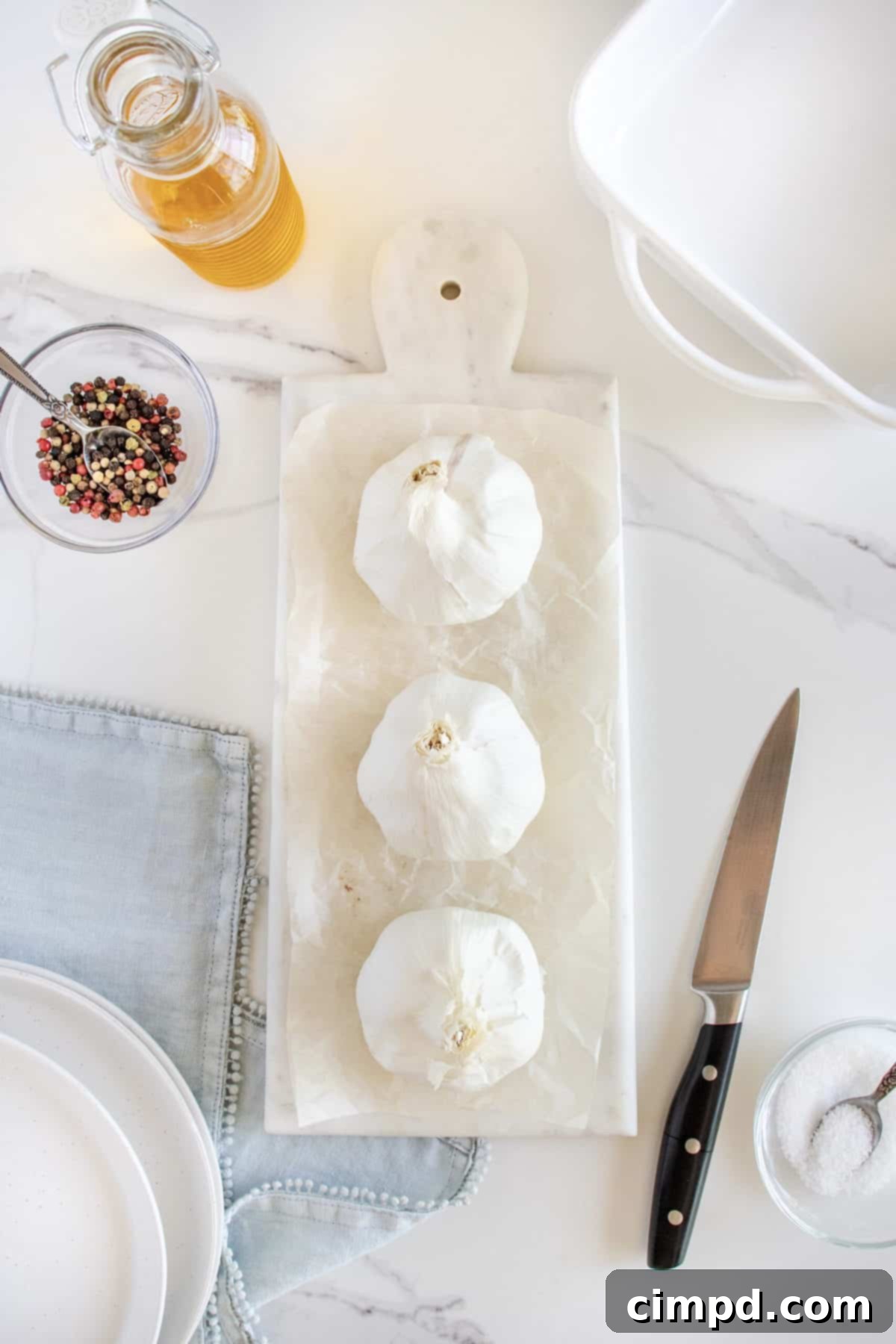 How to Roast a Head of Garlic by The BakerMama