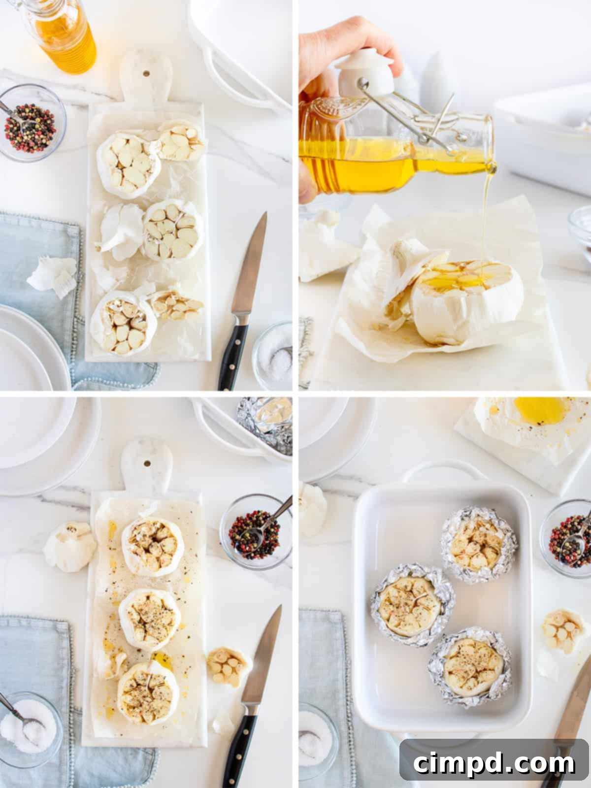 How to Roast a Head of Garlic by The BakerMama