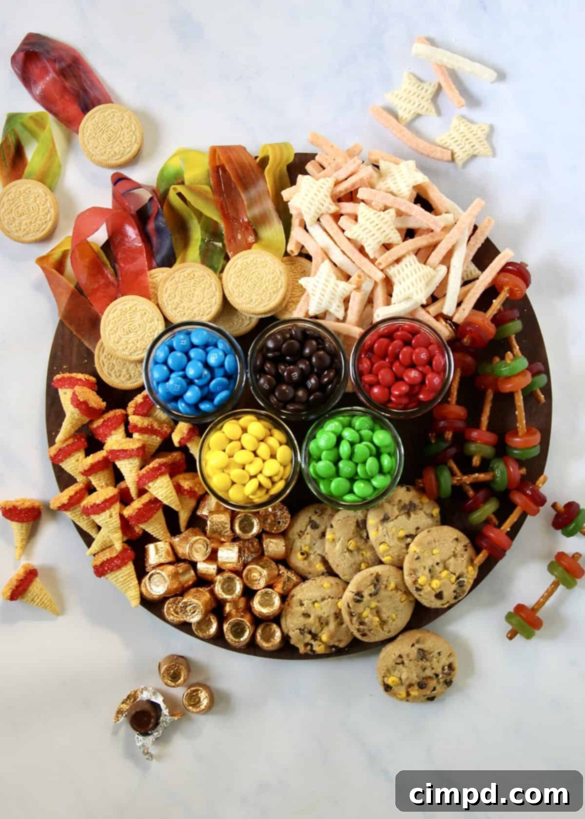 Olympics Snack Board by The BakerMama