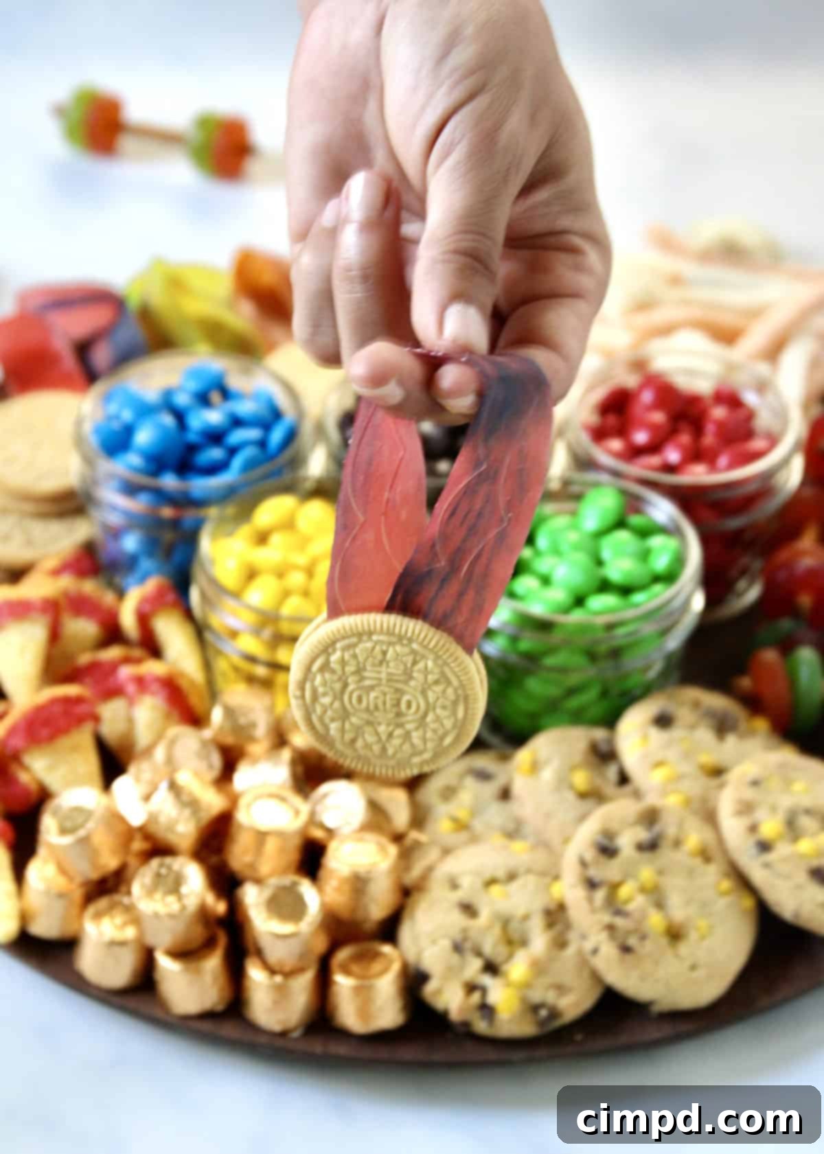 Olympics Snack Board by The BakerMama