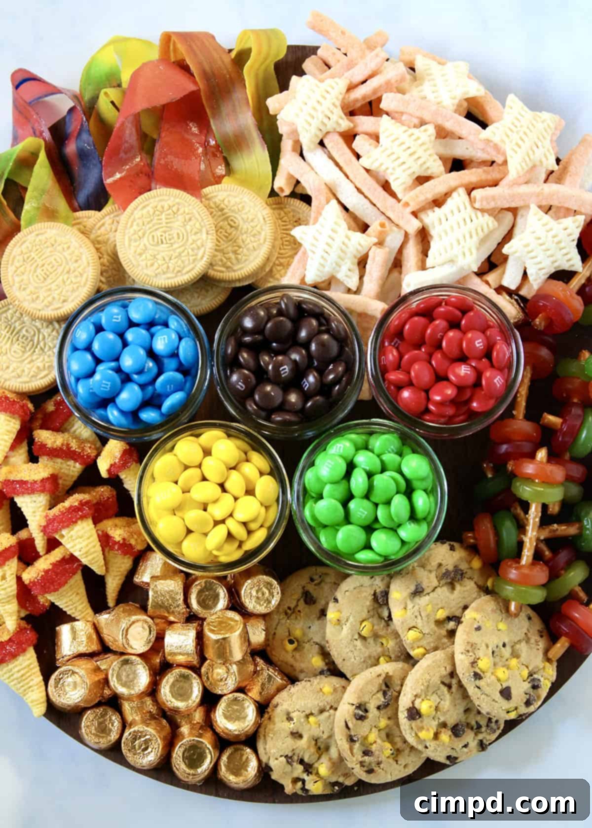 Olympics Snack Board by The BakerMama