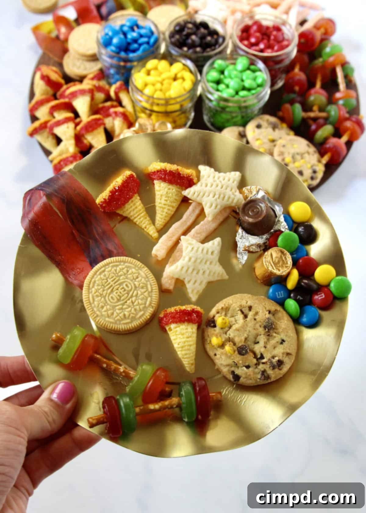 Olympics Snack Board by The BakerMama