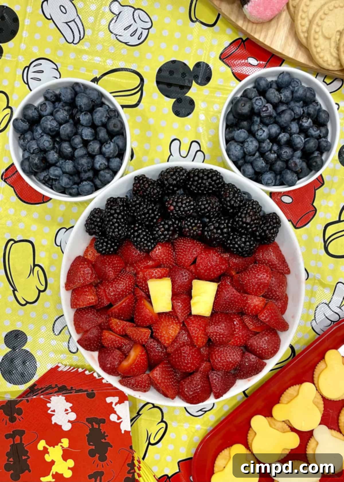Mickey Mouse Party Spread by The BakerMama