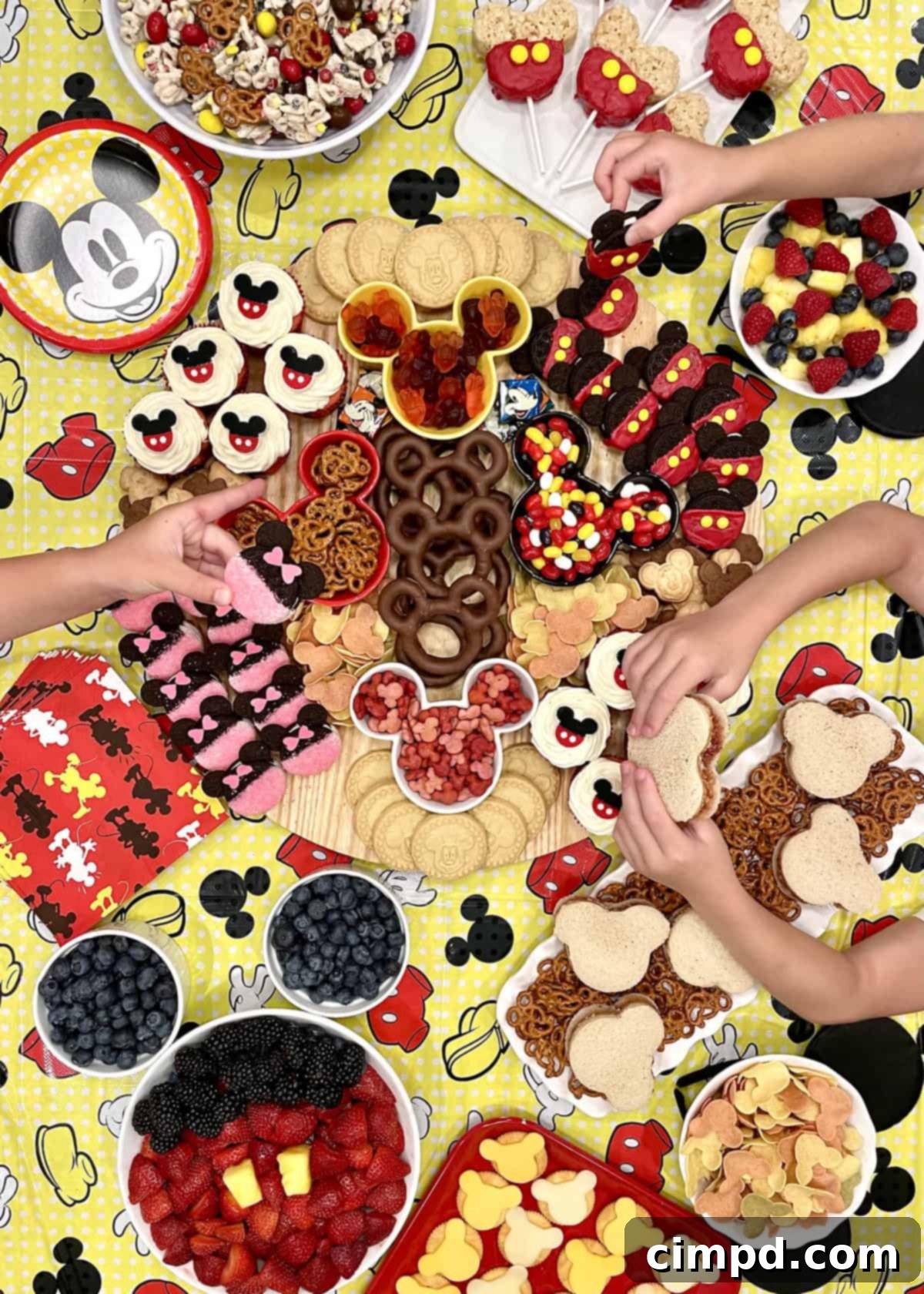 Mickey Mouse Party Spread by The BakerMama