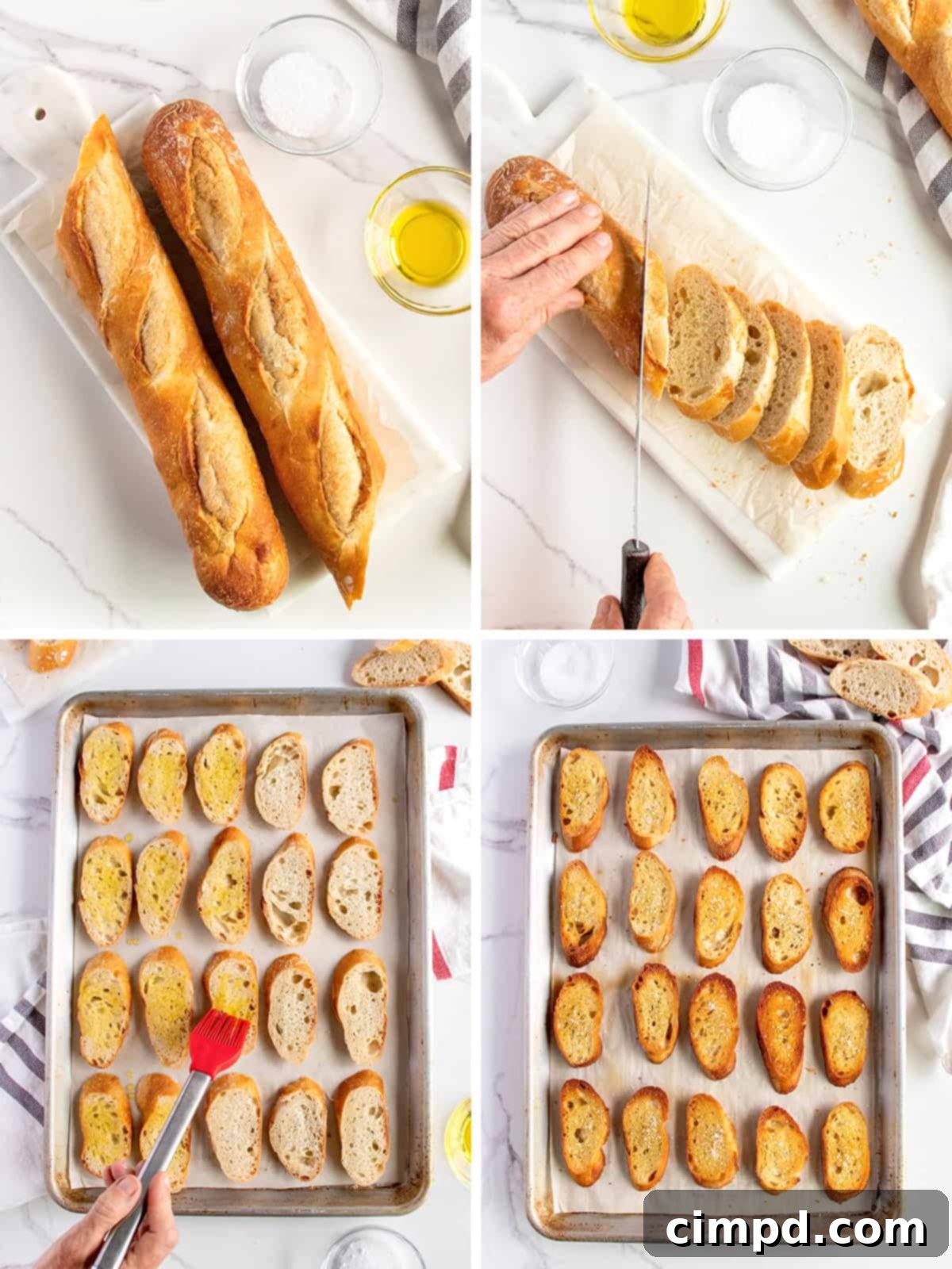 Mastering Homemade Crostini 4 How to Bake Crostini by The BakerMama