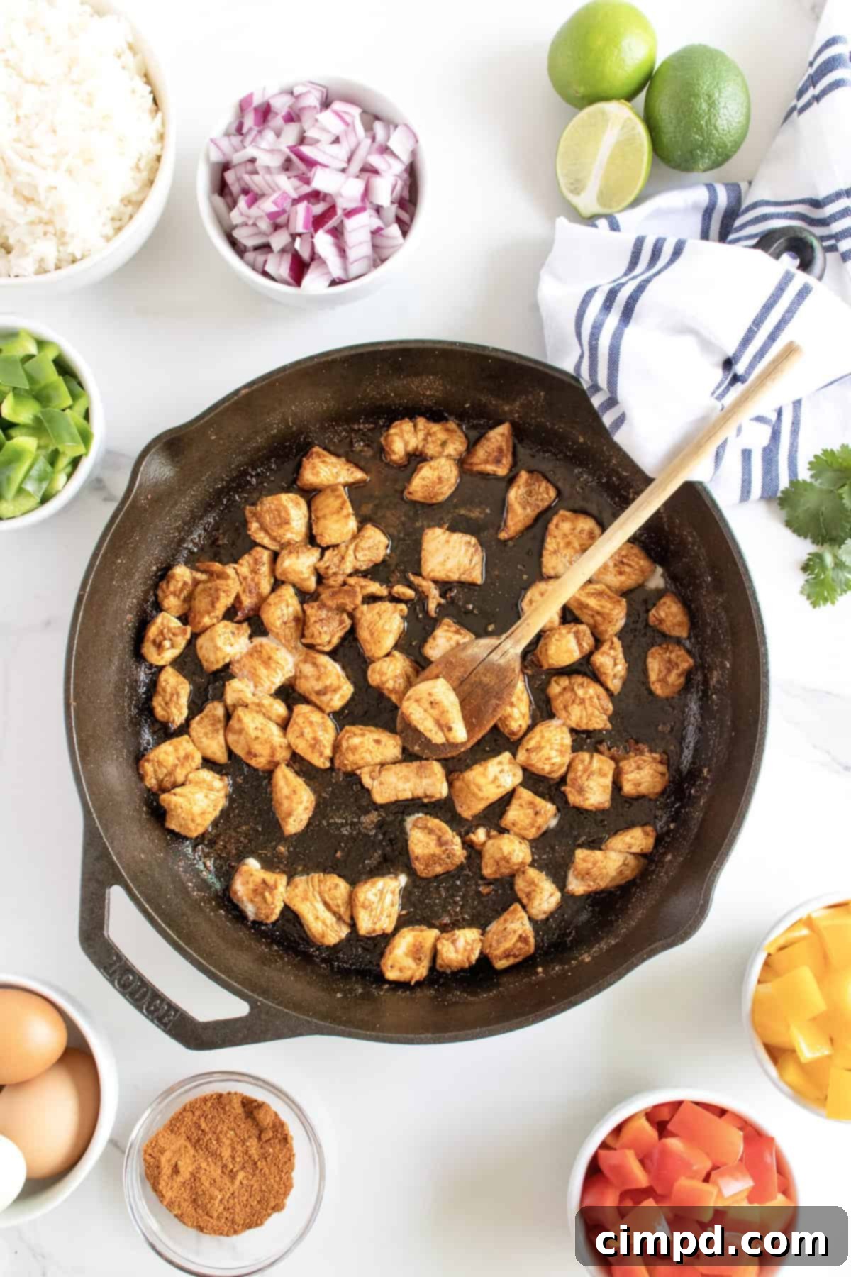 Mexican Fried Rice by The BakerMama