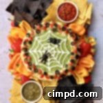 Spiderweb Seven Layer Dip by The BakerMama