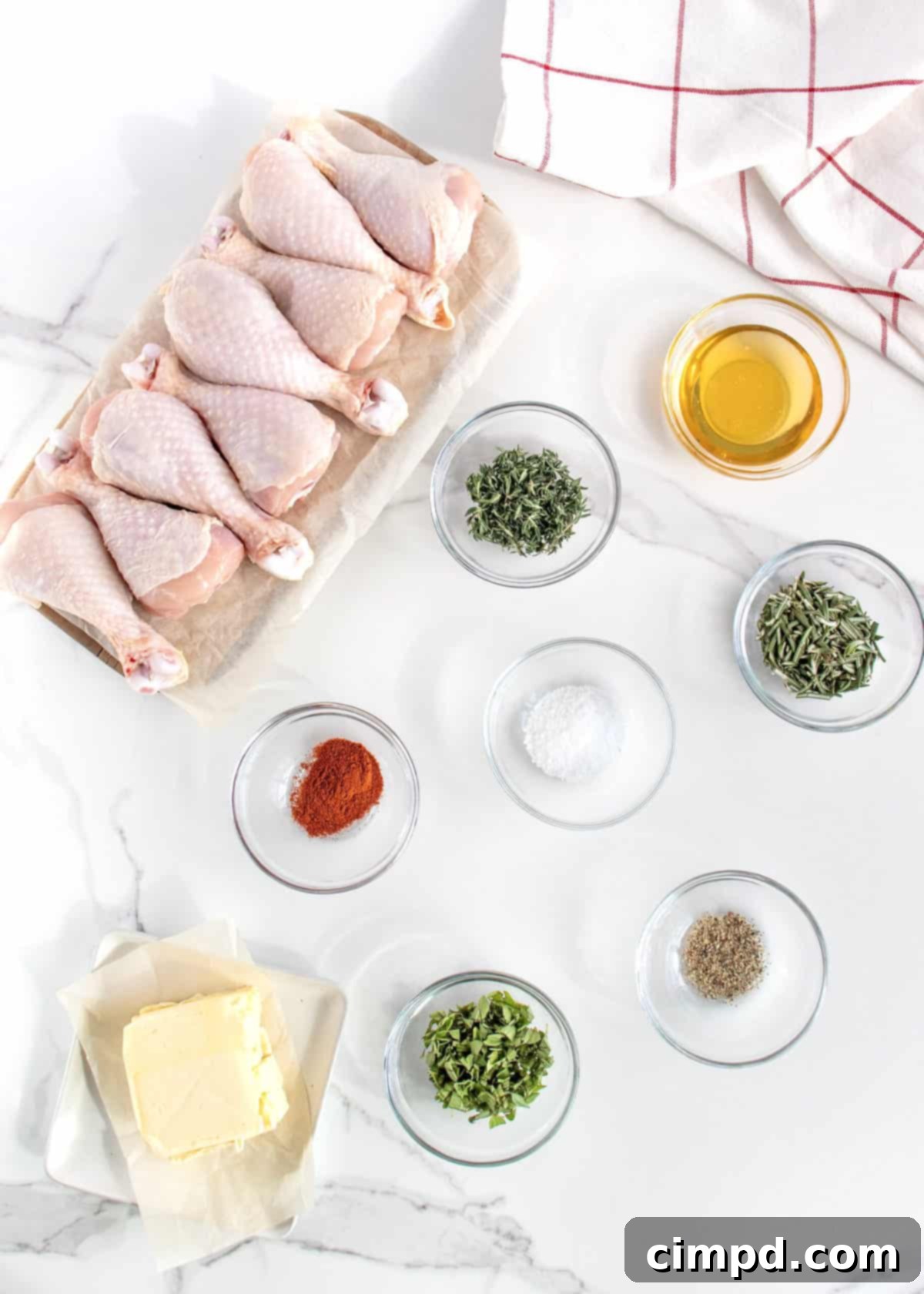 Golden Glazed Honey Herb Drumsticks 5 Honey Herb Roasted Chicken Drumsticks by The BakerMama