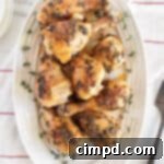 Golden Glazed Honey Herb Drumsticks 9 Honey Herb Roasted Chicken Drumsticks by The BakerMama