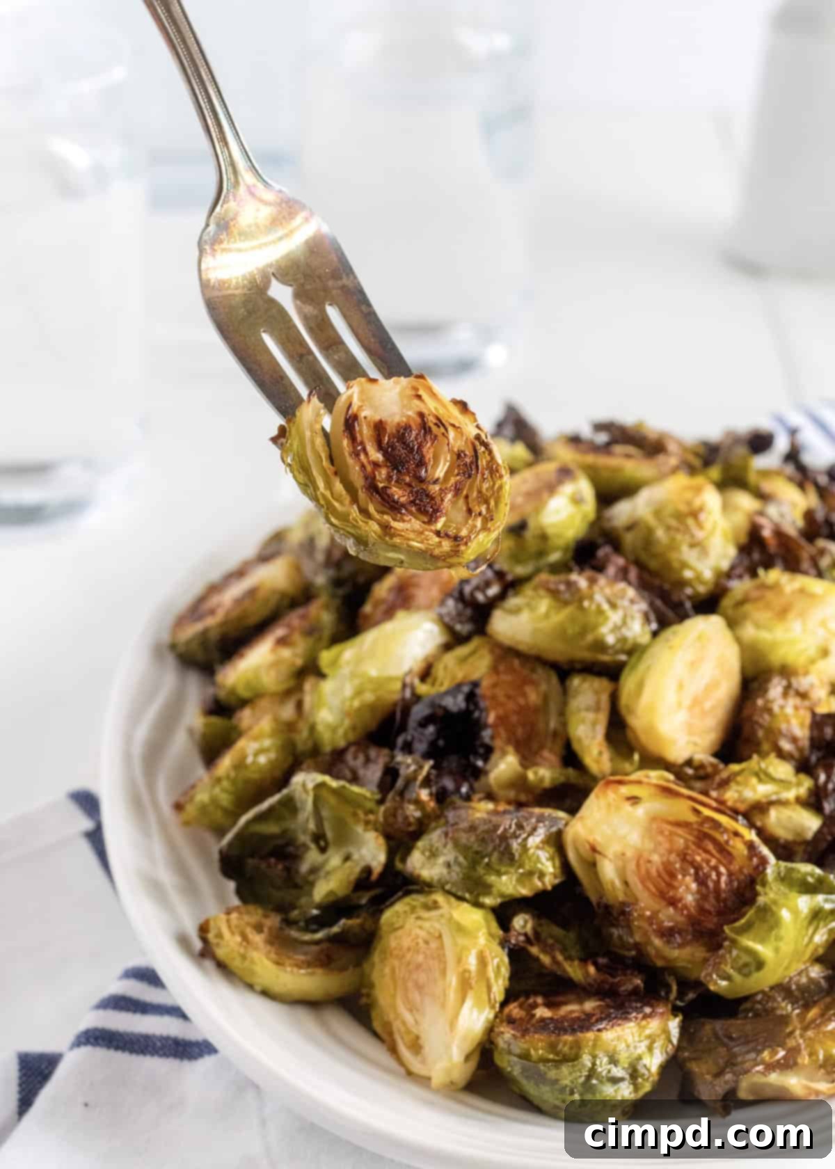 How to Roast Brussels Sprouts by The BakerMama