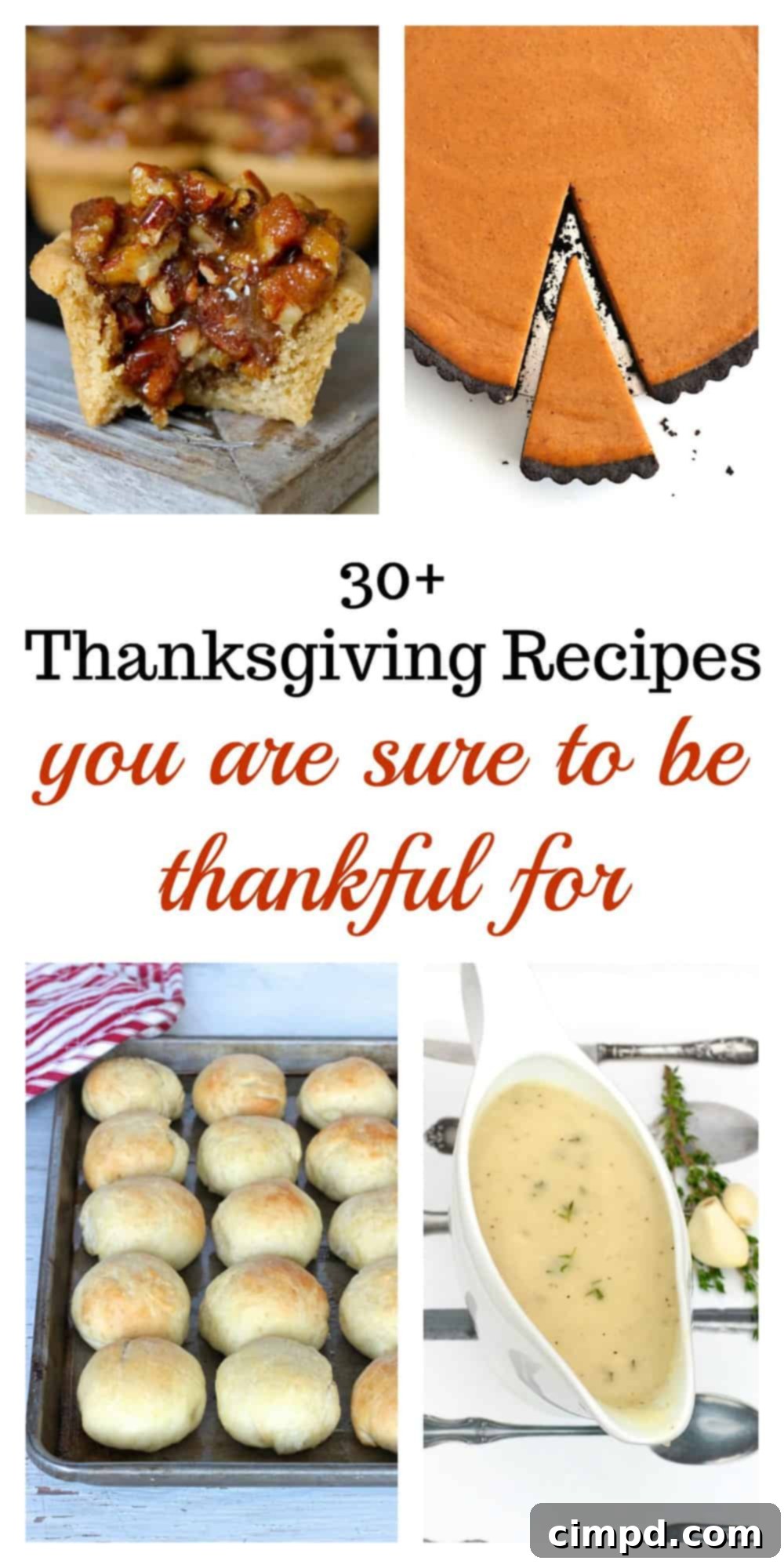 30+ Easy Thanksgiving Recipes To Be Thankful For by The BakerMama