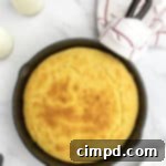 Sweet and Simple Cornbread by The BakerMama