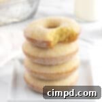 Sugar Coated Baked Donuts by The BakerMama