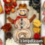 Cinnamon Roll Snowman Breakfast Tray by The BakerMama