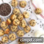 Mini Banana Chocolate Chip Muffins by The BakerMama