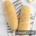 5-Ingredient Homemade French Bread by The BakerMama