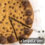 Thumbnail of a freshly baked Chocolate Chip Cookie Cake