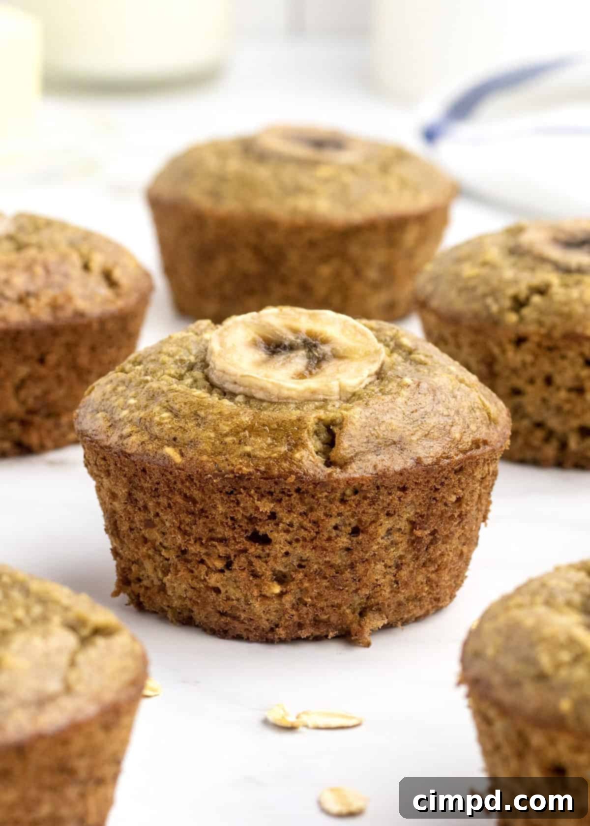 Flourless Banana Muffins by The BakerMama - Delicious and Healthy
