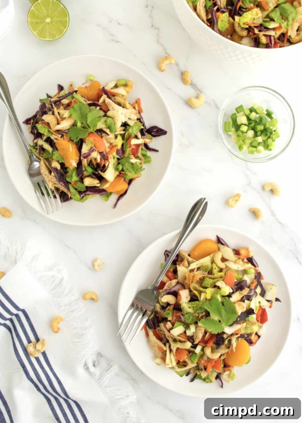 Ginger Sesame Chicken Salad 7 More salad creations from The BakerMama