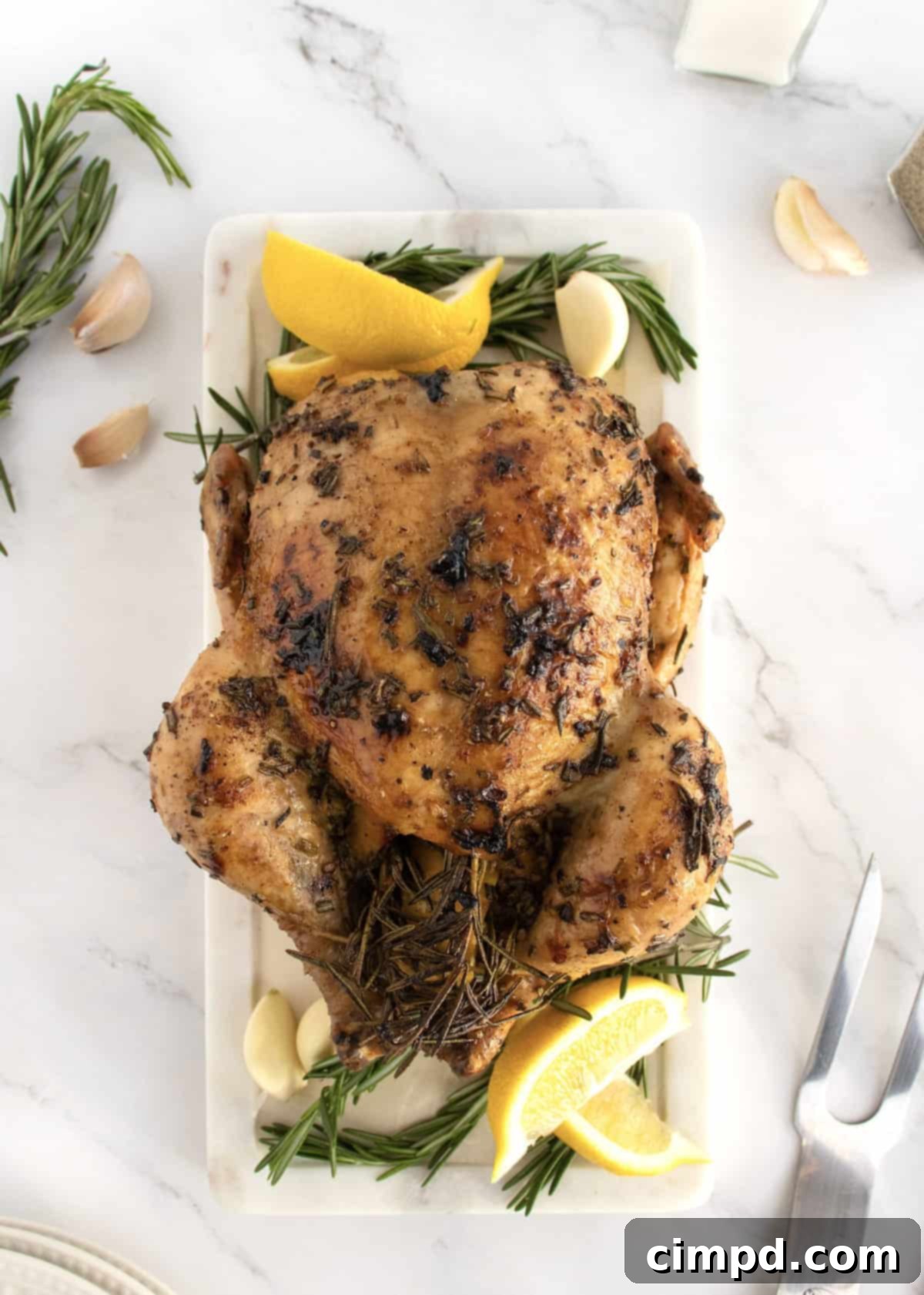 Exquisite Roasted Lemon Garlic Rosemary Chicken
