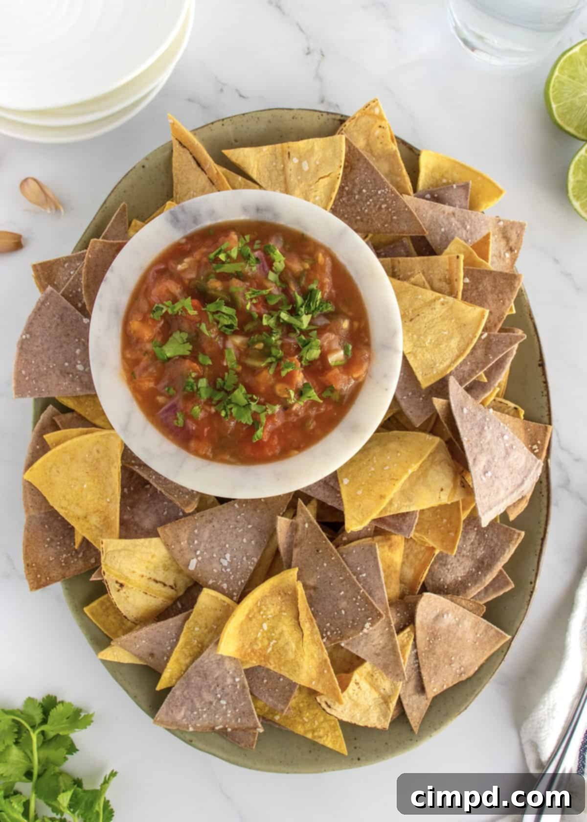 Fire-Kissed Tomato Salsa 7 Roasted Tomato Salsa by The BakerMama