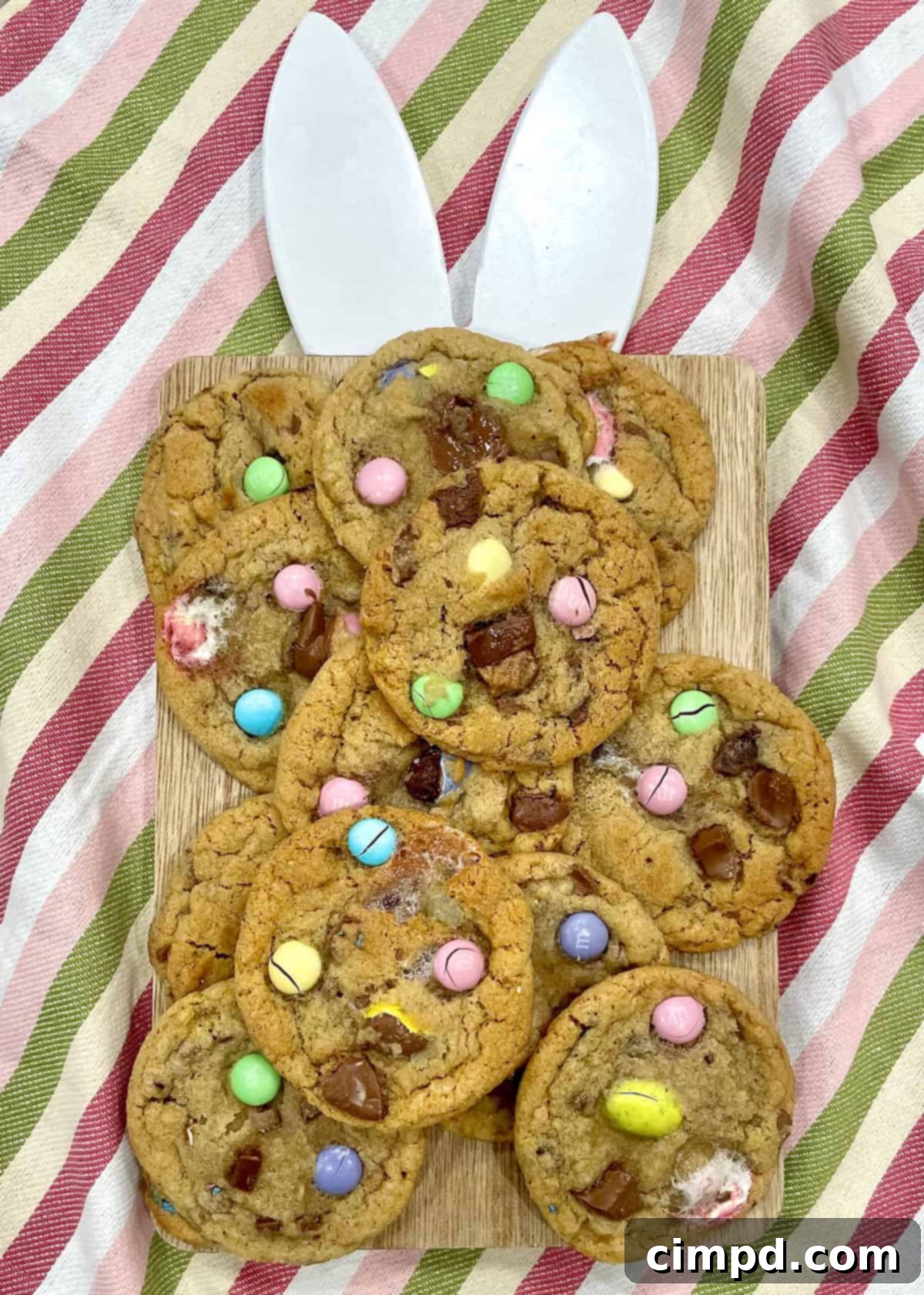 Leftover Easter Candy Cookie Dough by The BakerMama
