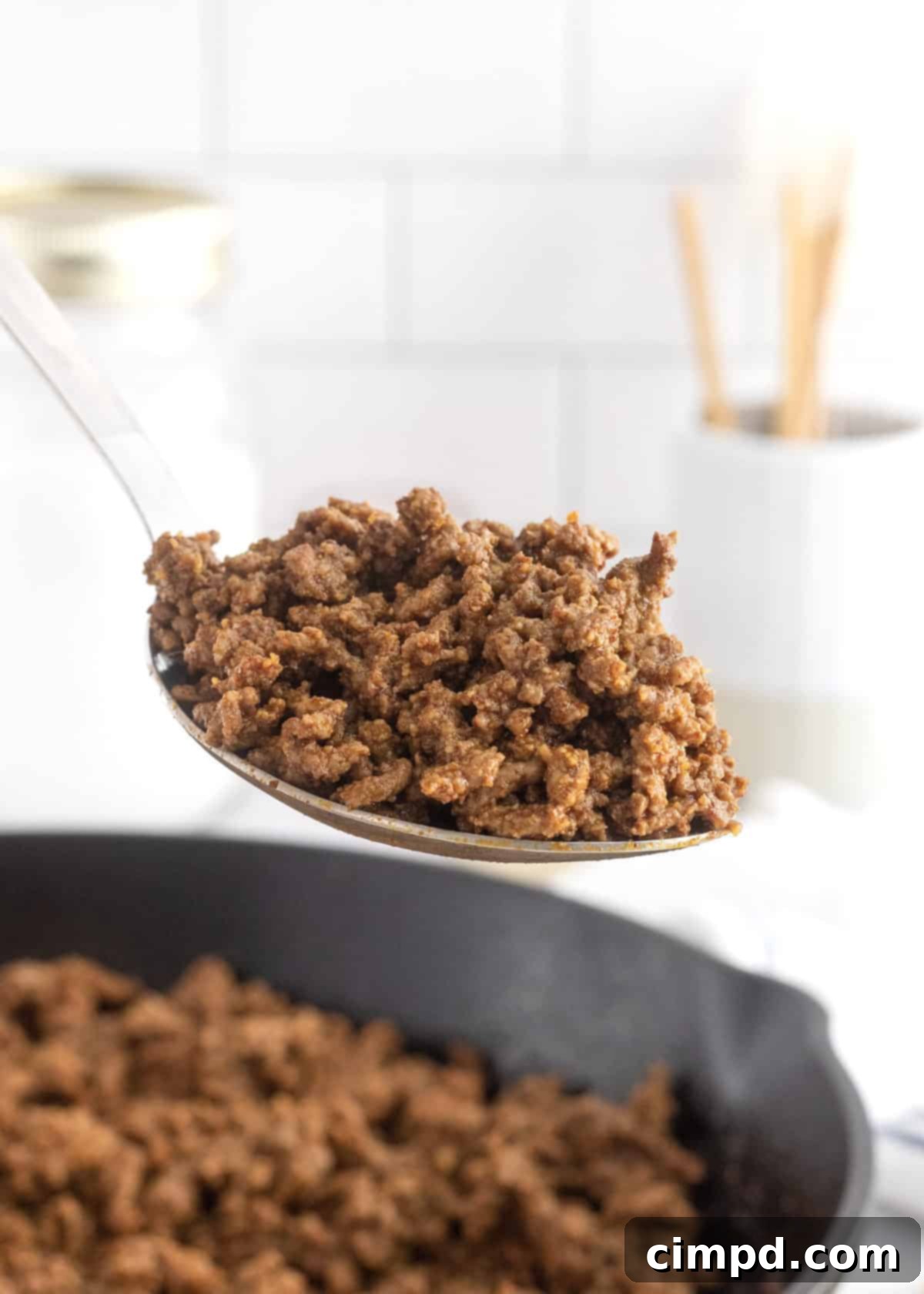 Your Go-To Recipe for Perfect Taco Meat 3 How to Make Perfectly Seasoned Ground Beef for Tacos by The BakerMama