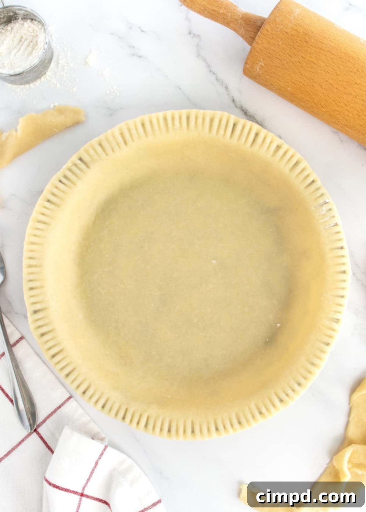 The Ultimate Guide to Perfect Pie Crust 8 How to make a Forked Pie Crust