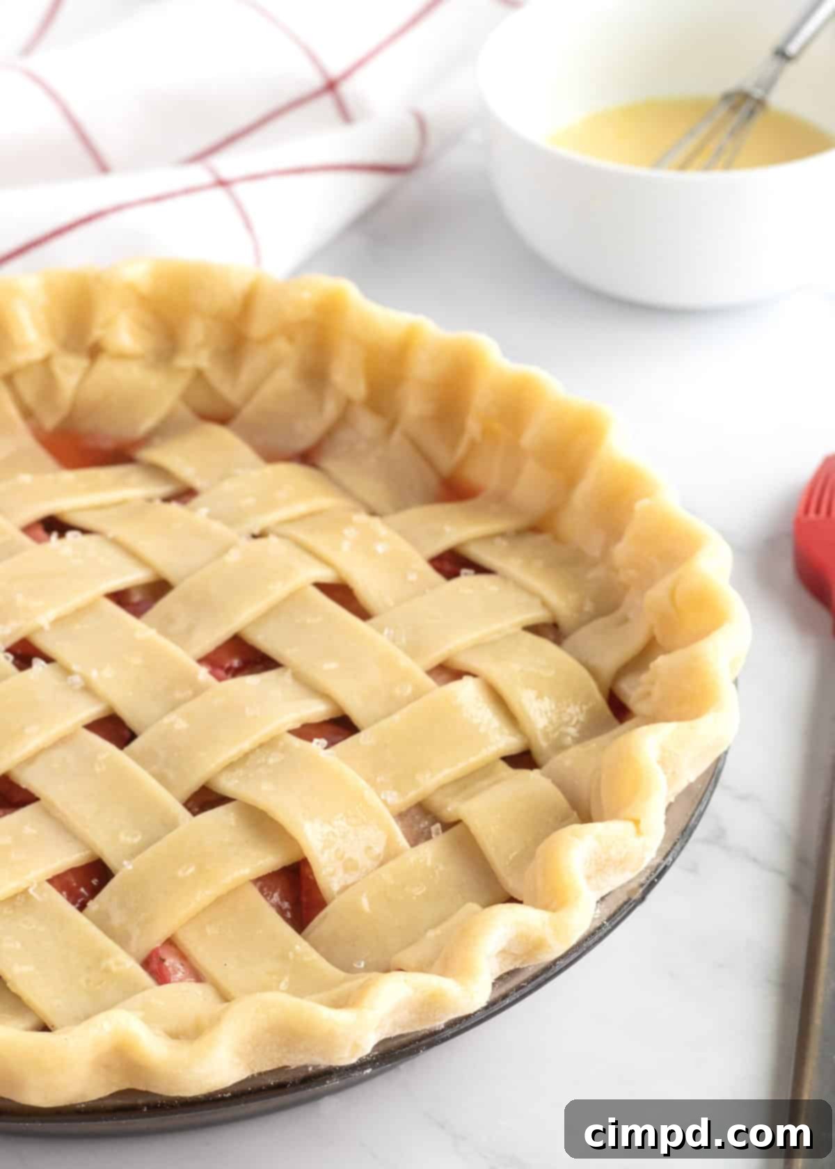 The Ultimate Guide to Perfect Pie Crust 10 Egg washed Lattice Pie Crust