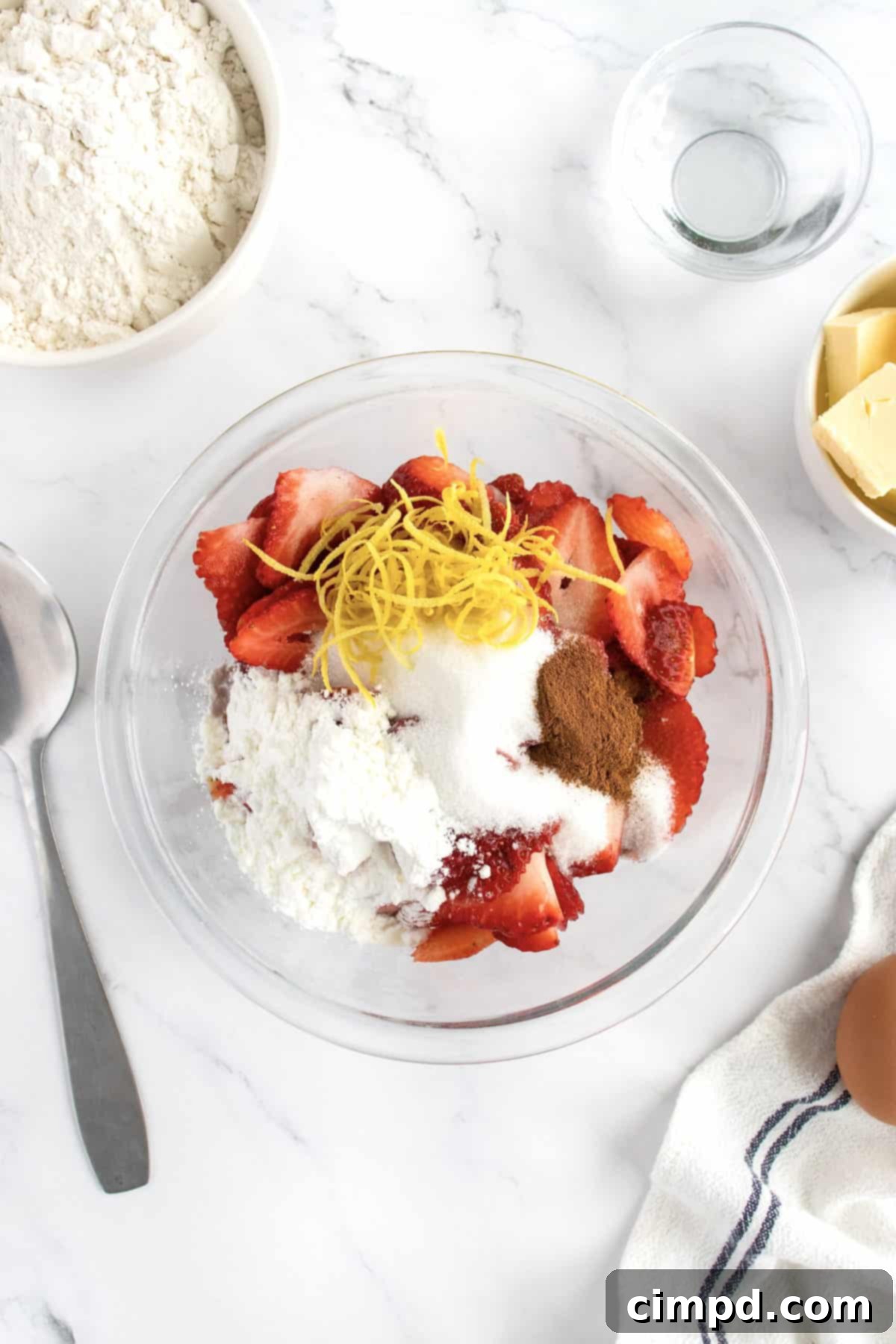 Luscious Strawberry Pie 5 Fresh Strawberry Pie by The BakerMama