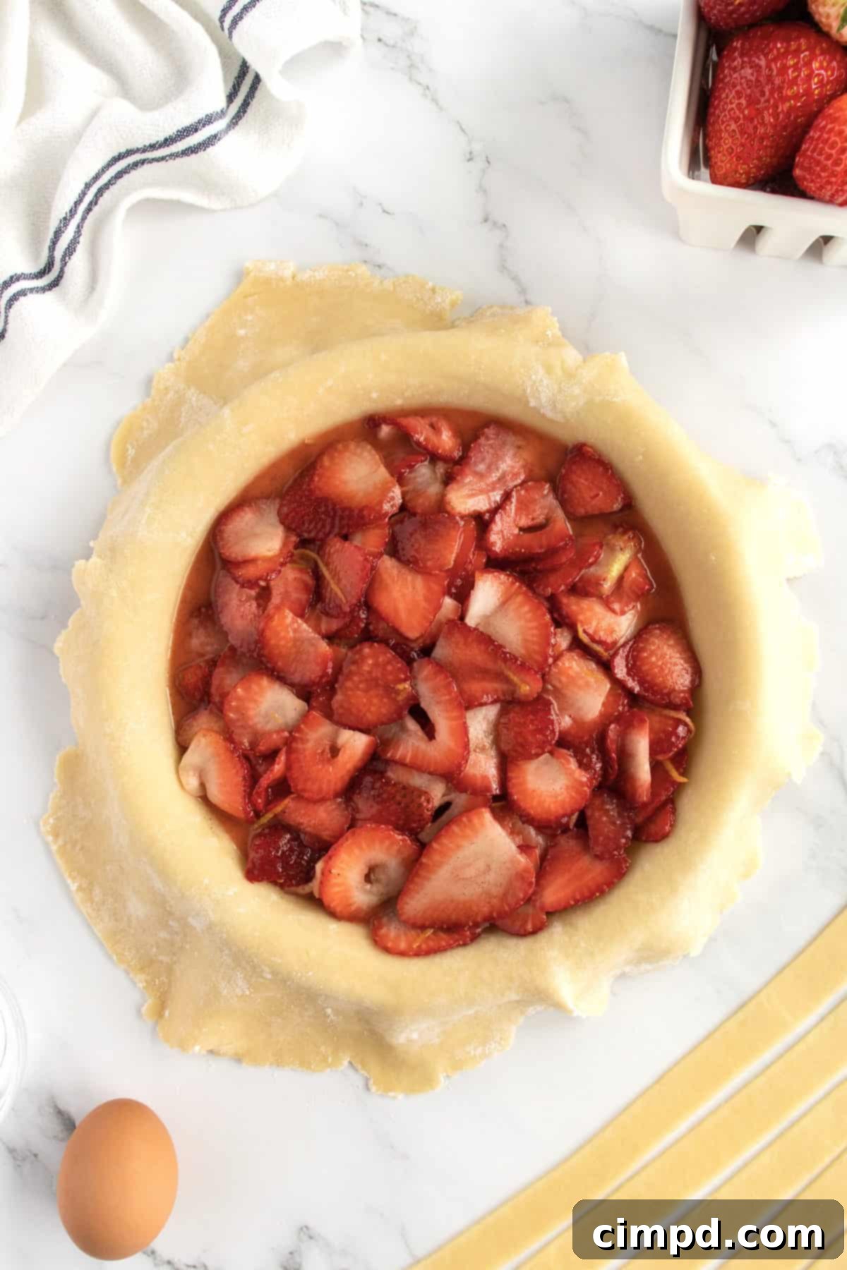 Luscious Strawberry Pie 9 Fresh Strawberry Pie by The BakerMama