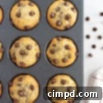 Banana Chocolate Chip Muffins by The BakerMama