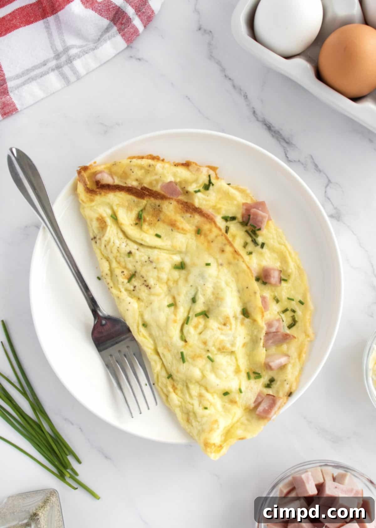 The Ultimate Omelet Guide 2 The BakerMama's guide to making a perfect, fluffy omelet at home.