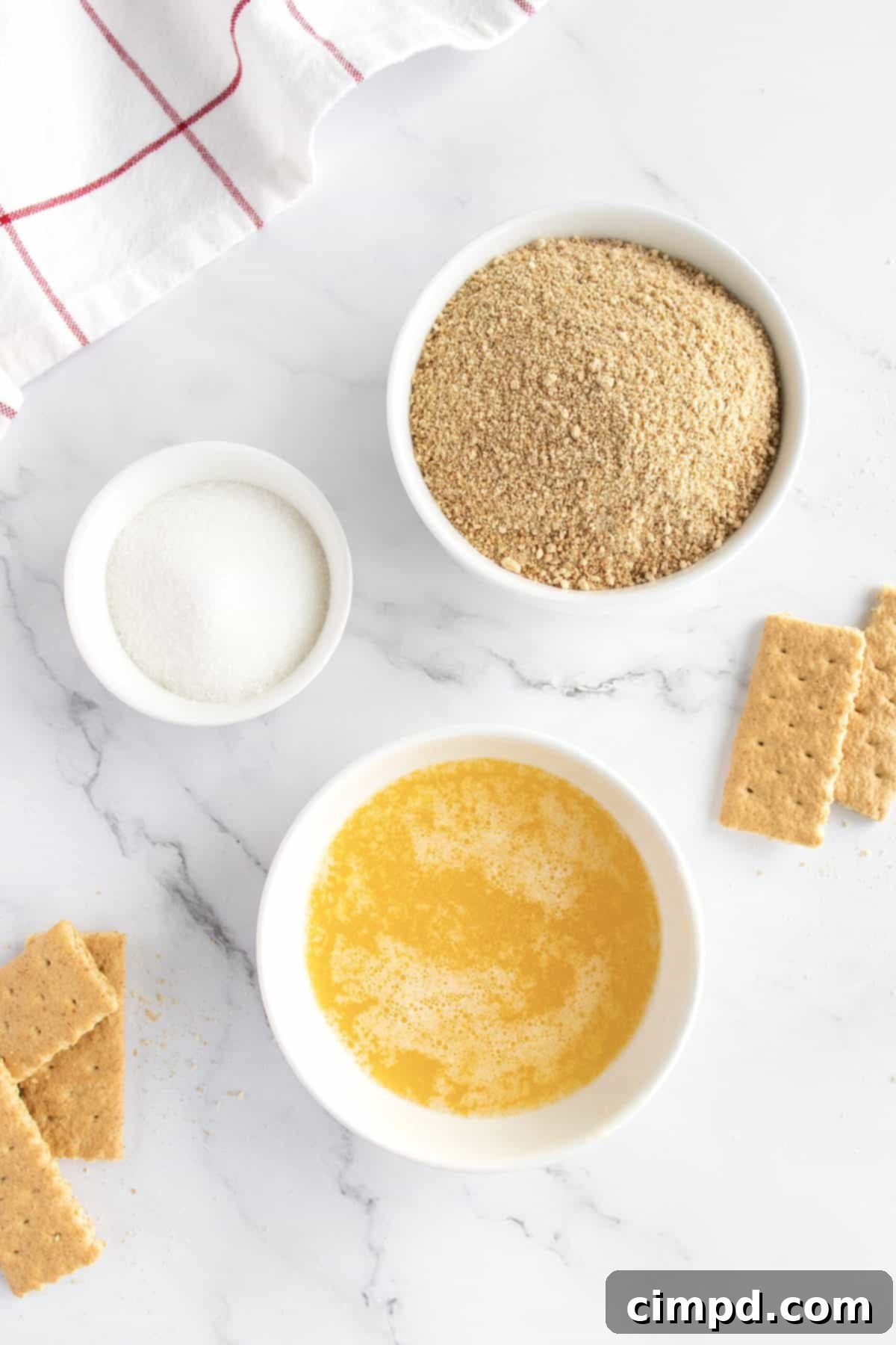 Crafting the Perfect Graham Cracker Crust 4 How to Make a Graham Cracker Crust by The BakerMama