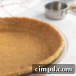 Crafting the Perfect Graham Cracker Crust 8 How to Make a Graham Cracker Crust by The BakerMama