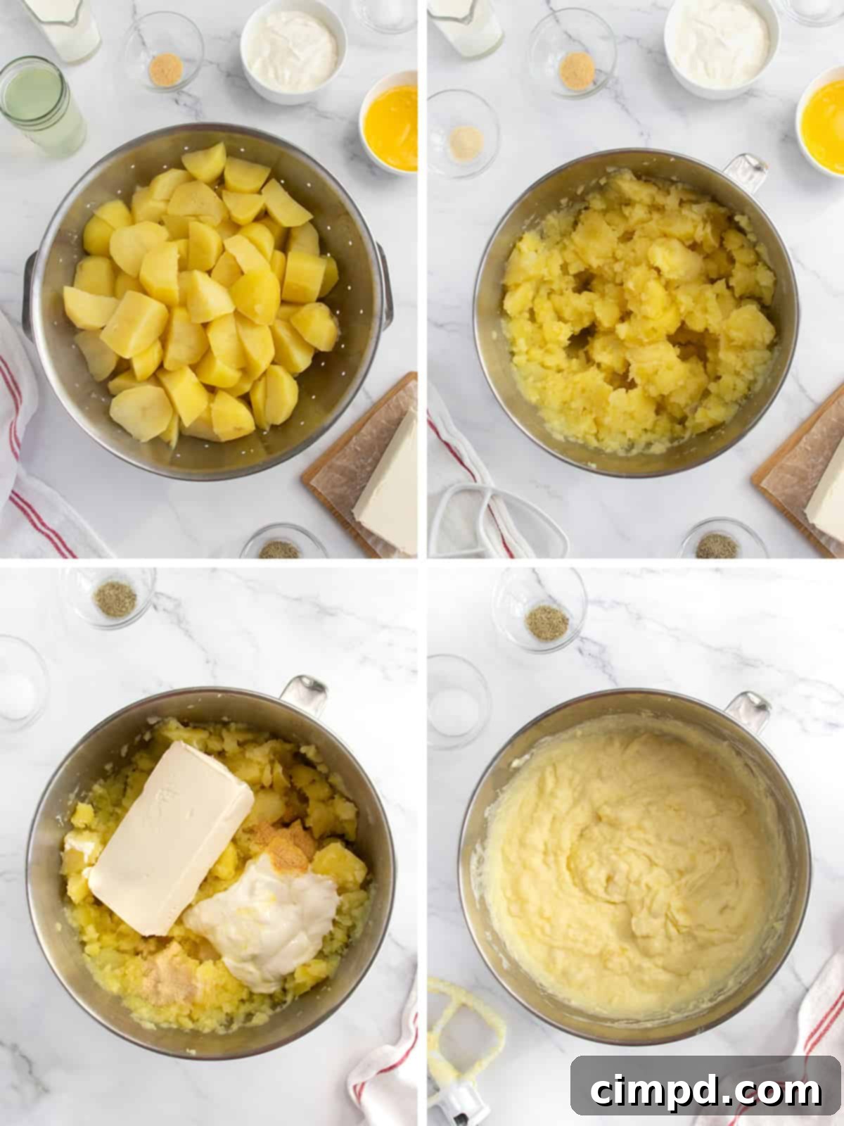 Velvety Mashed Potatoes 5 Creamy Mashed Potatoes by The BakerMama