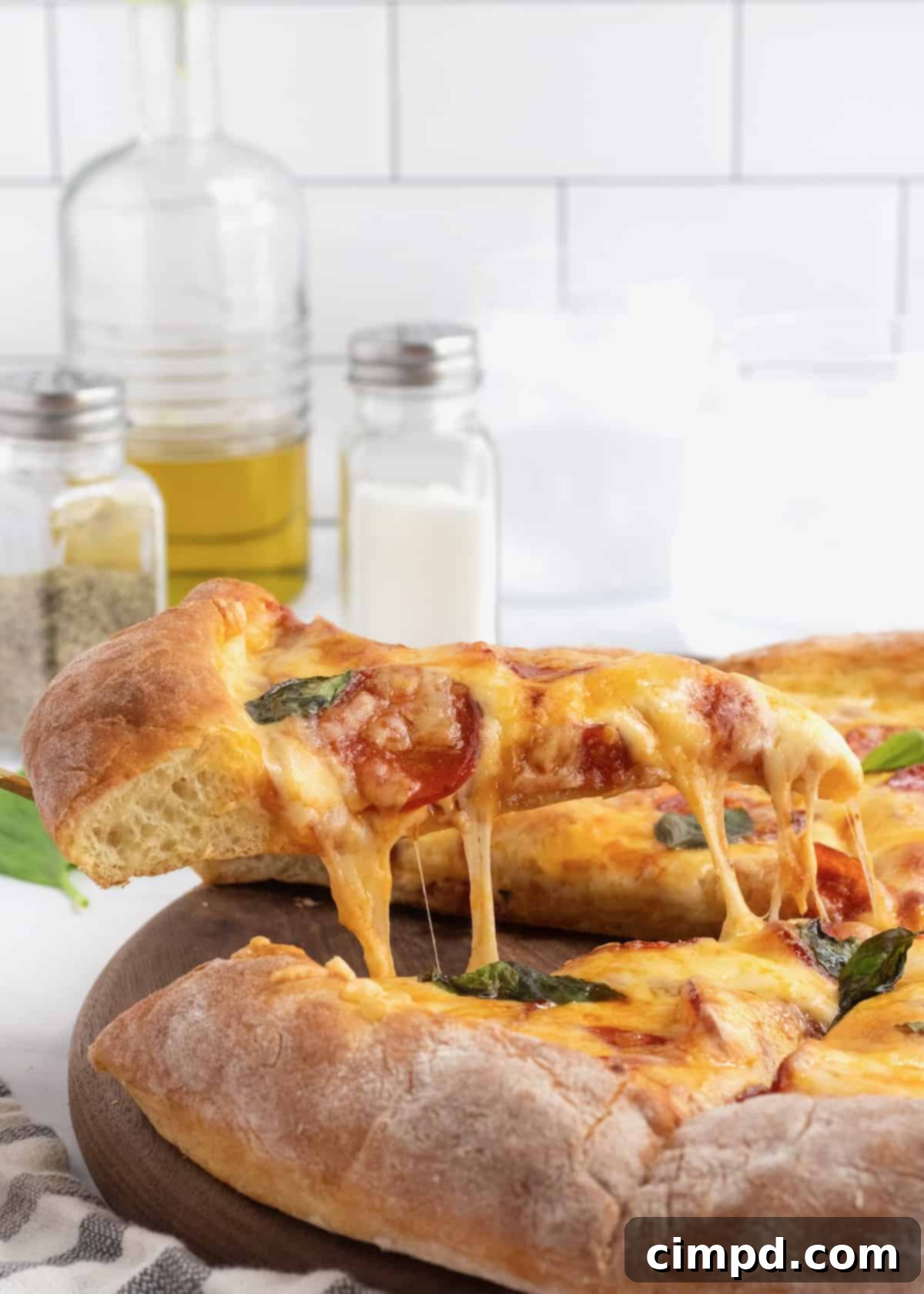 Quick and Simple Pizza Dough by The BakerMama