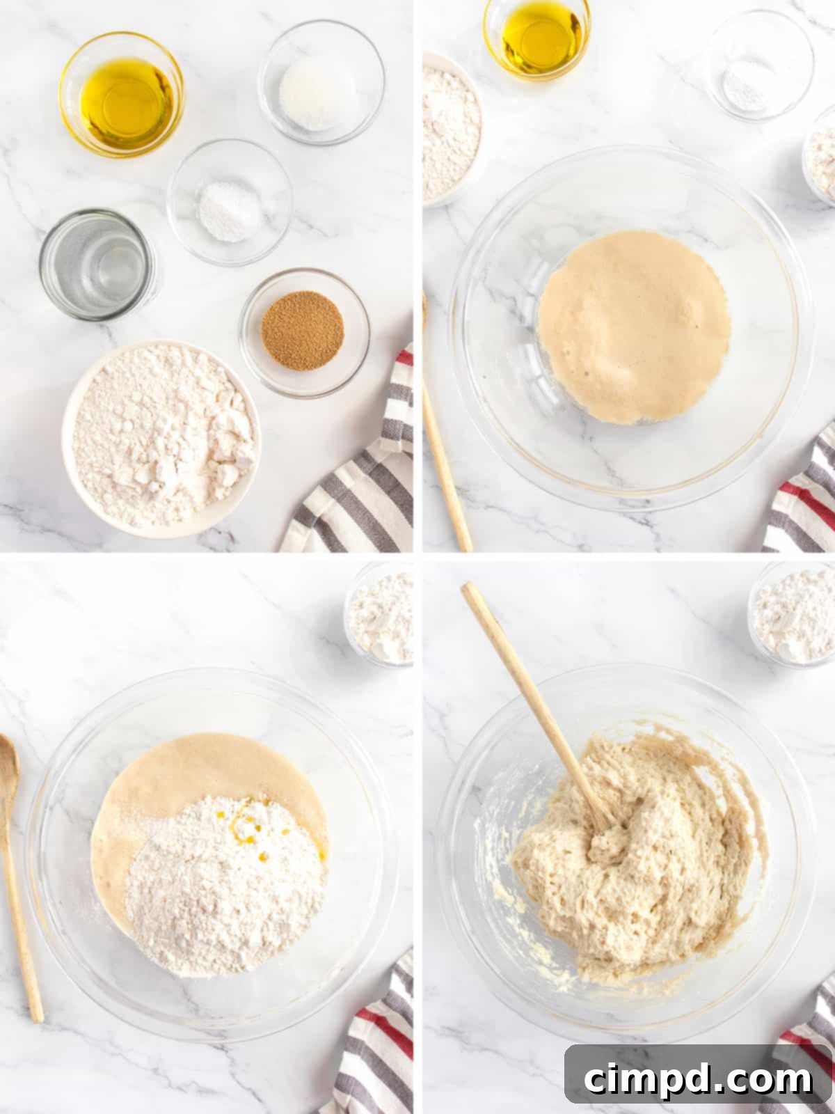 Quick and Simple Pizza Dough by The BakerMama