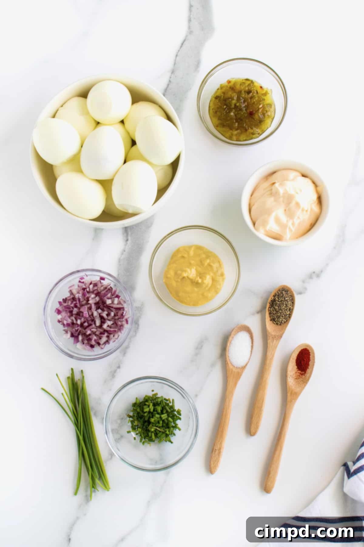 Perfectly Creamy Egg Salad 4 Close-up of creamy Egg Salad, showcasing its inviting texture.