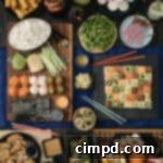 Sushi & Sangria: A Delicious Duet 9 Sushi and Sangria Spread by The BakerMama