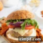 Fire-Kissed Turkey Burgers 9 Grilled Turkey Burgers with Gruyere and Green Onion
