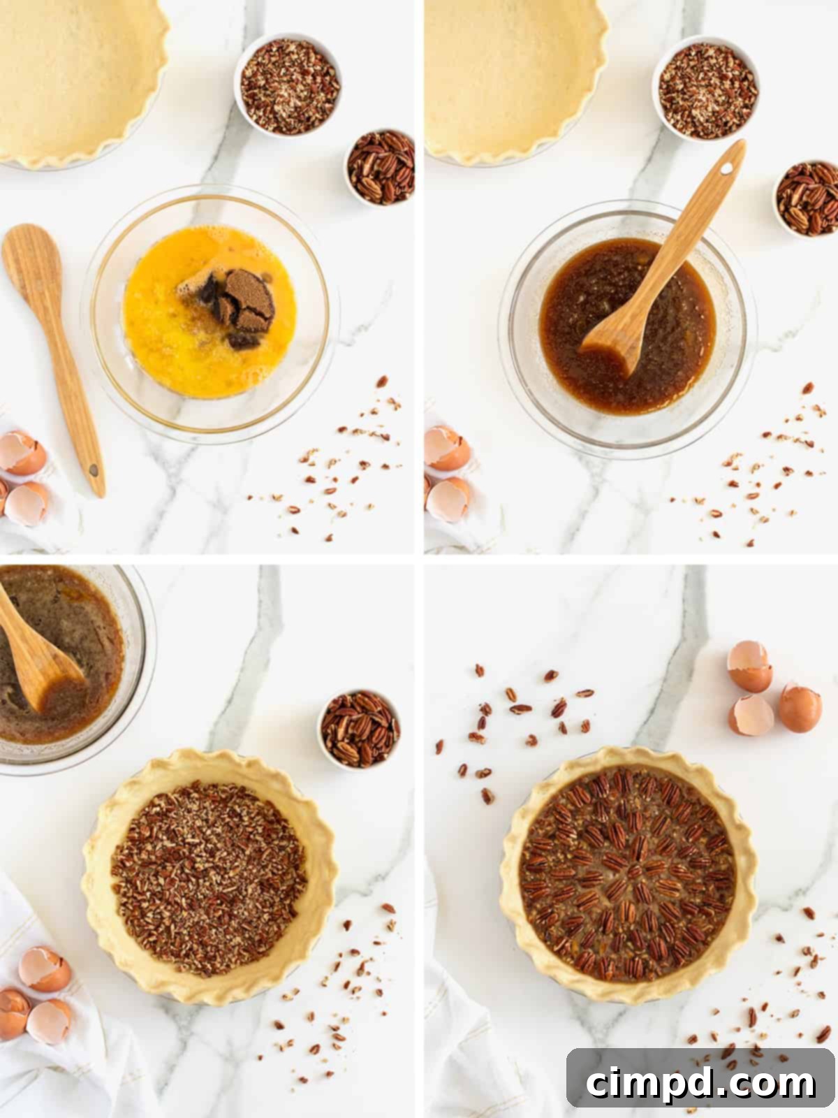 Grandma's Signature Pecan Pie 5 Grandma's Pecan Pie by The BakerMama