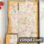 Easy Homemade Strawberry Sheet Pan Pop Tart 12 Homemade Strawberry Sheet Pan Pop Tart by The BakerMama