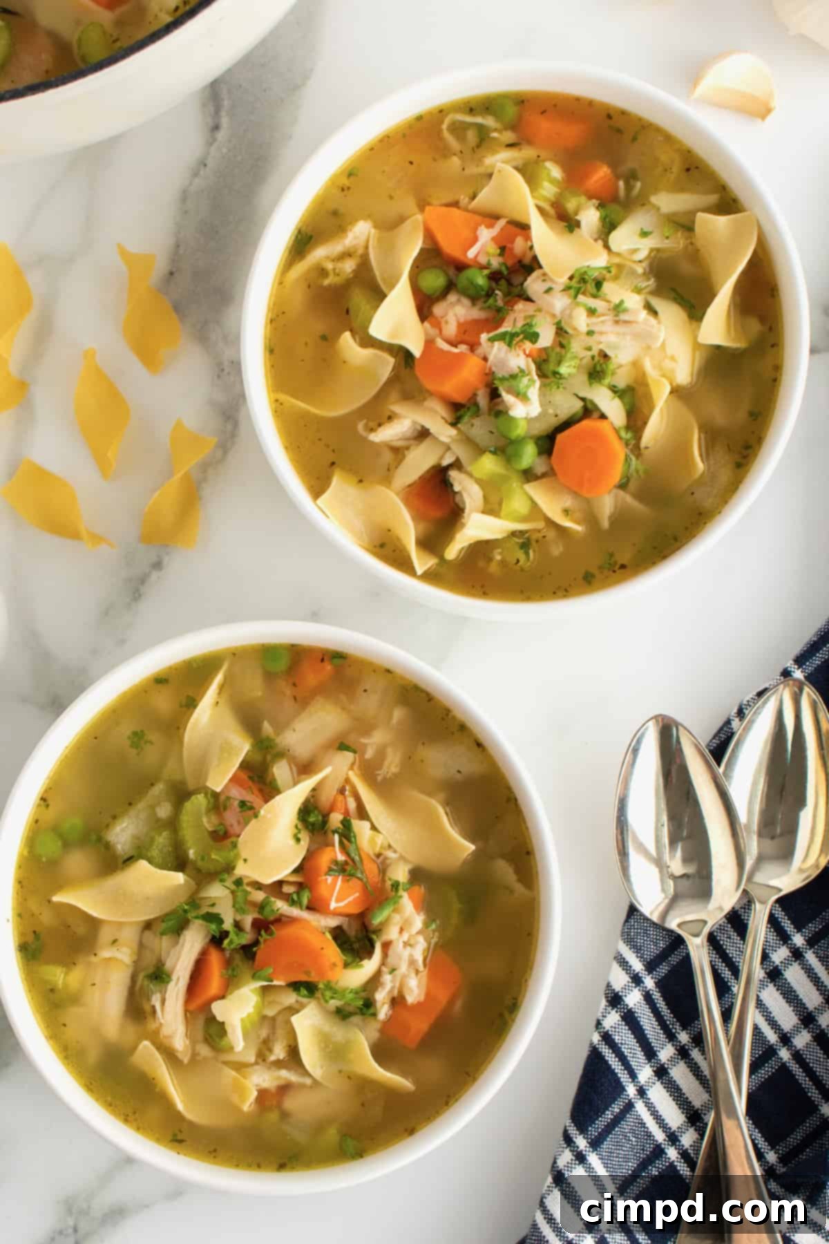 Homemade Chicken Noodle Soup by The BakerMama Homemade Chicken Noodle Soup by The BakerMama