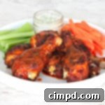 Thumbnail image of grilled buffalo blue cheese stuffed drumsticks