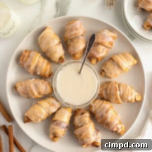 Cinnamon Roll Pigs in a Blanket by The BakerMama