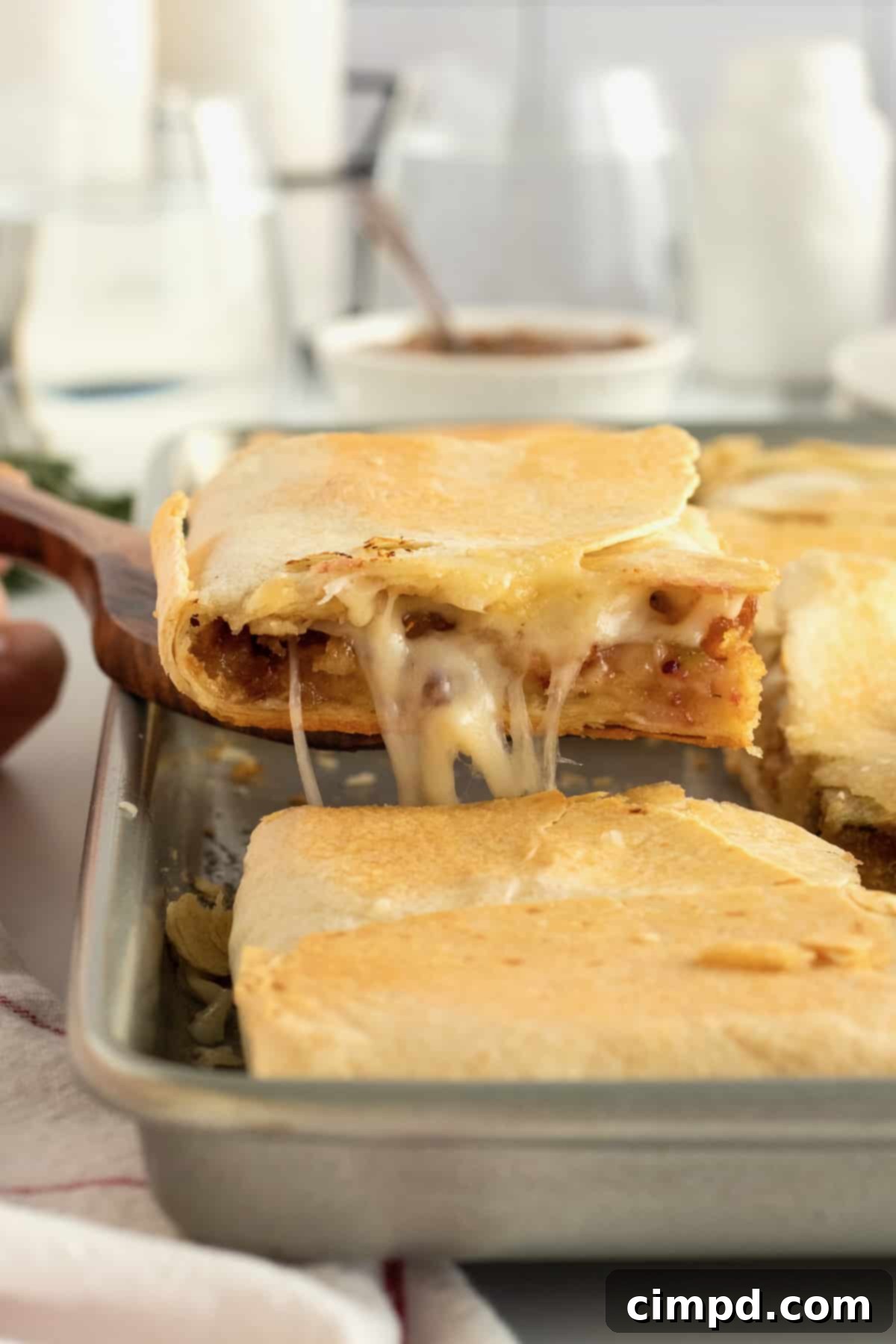 Thanksgiving Leftovers Sheet Pan Quesadilla by The BakerMama