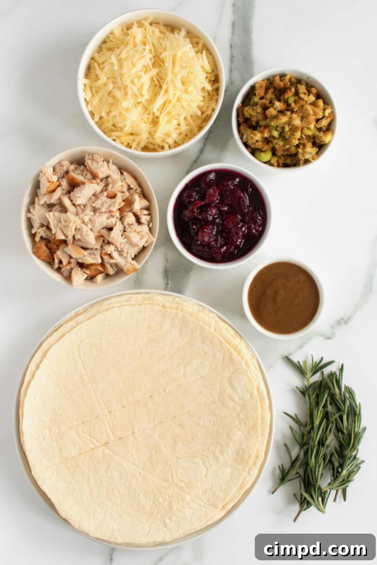 Thanksgiving Leftovers Sheet Pan Quesadilla by The BakerMama