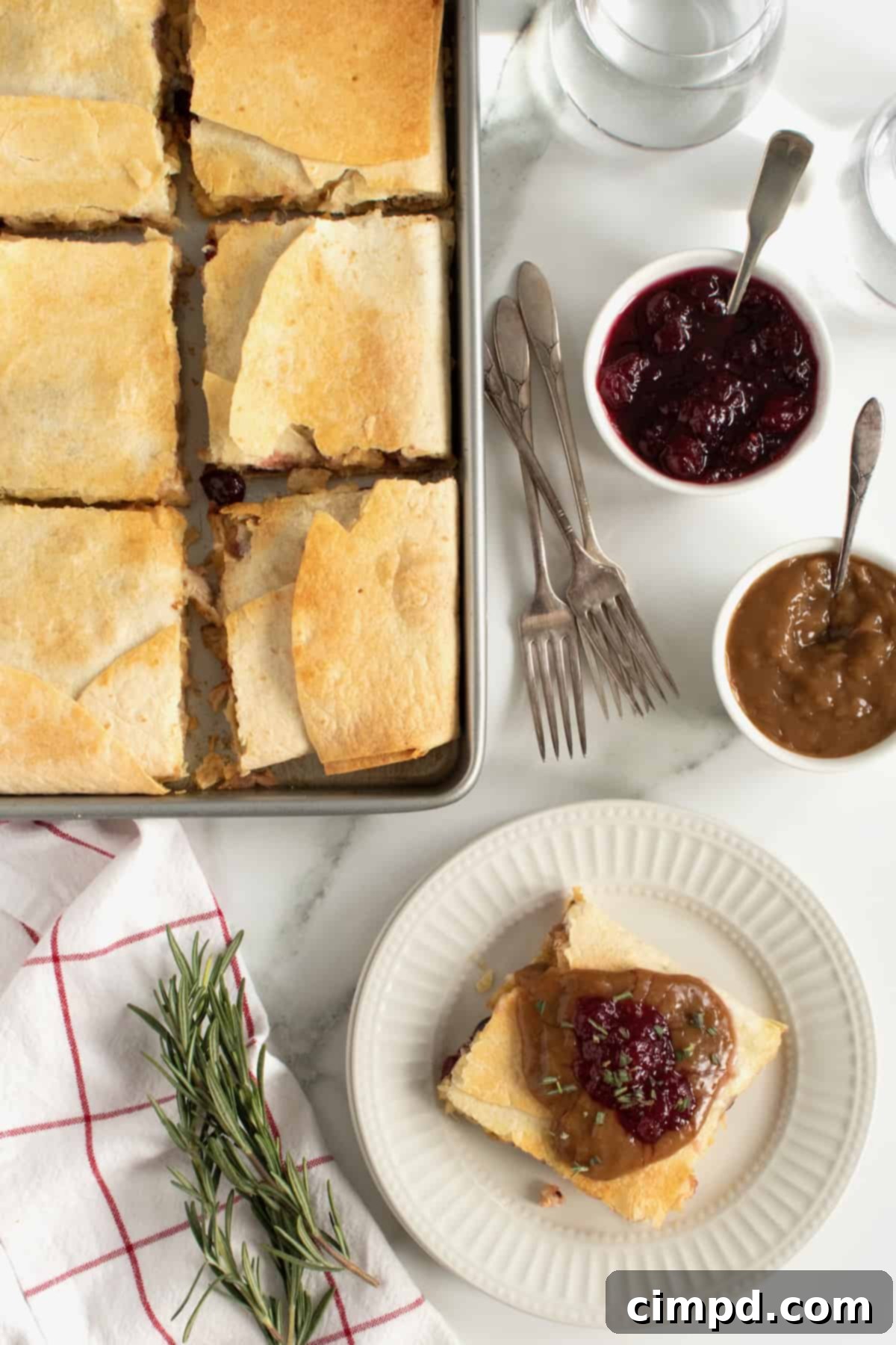 Thanksgiving Leftovers Sheet Pan Quesadilla by The BakerMama